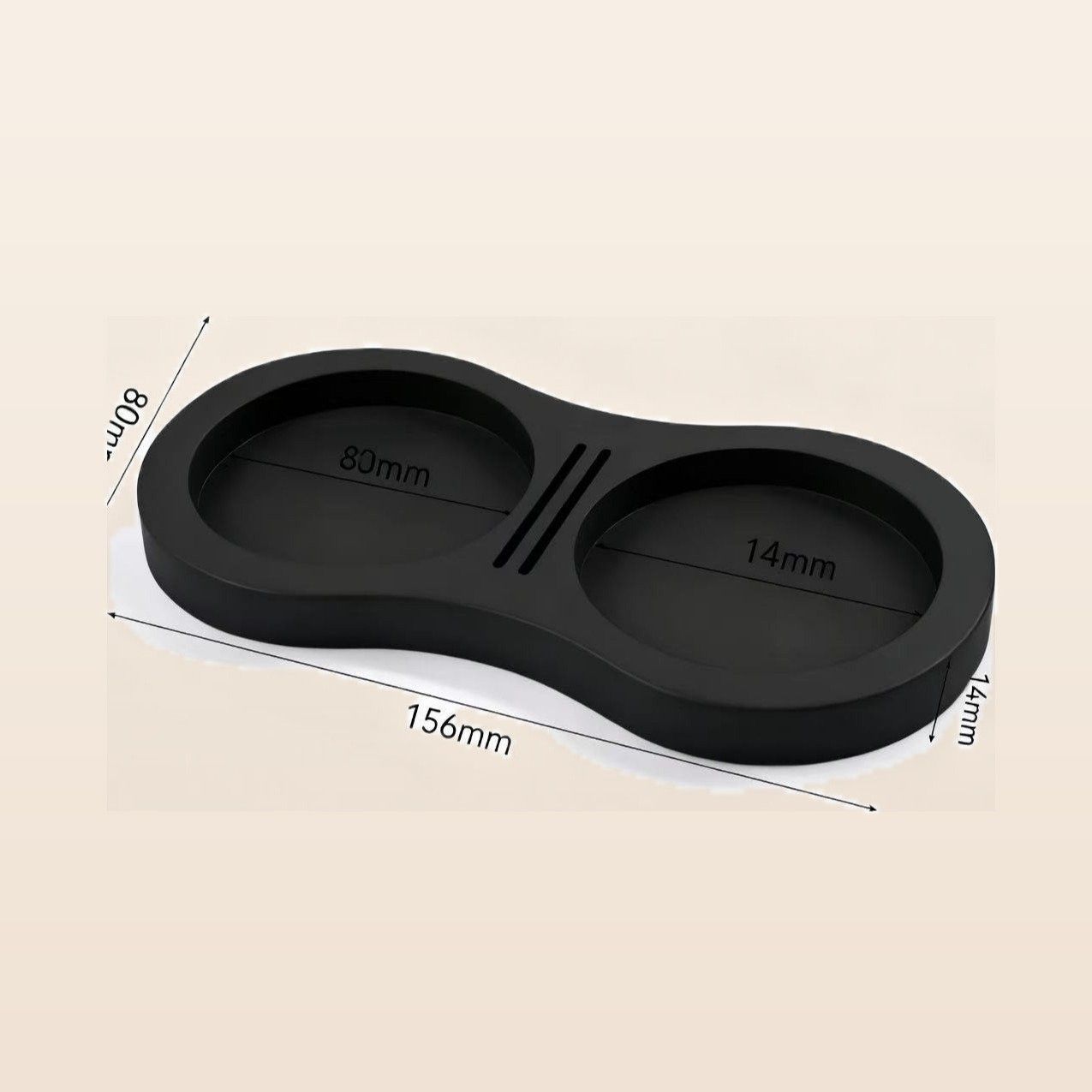 Silicone tampermat — Afgestemd op het station