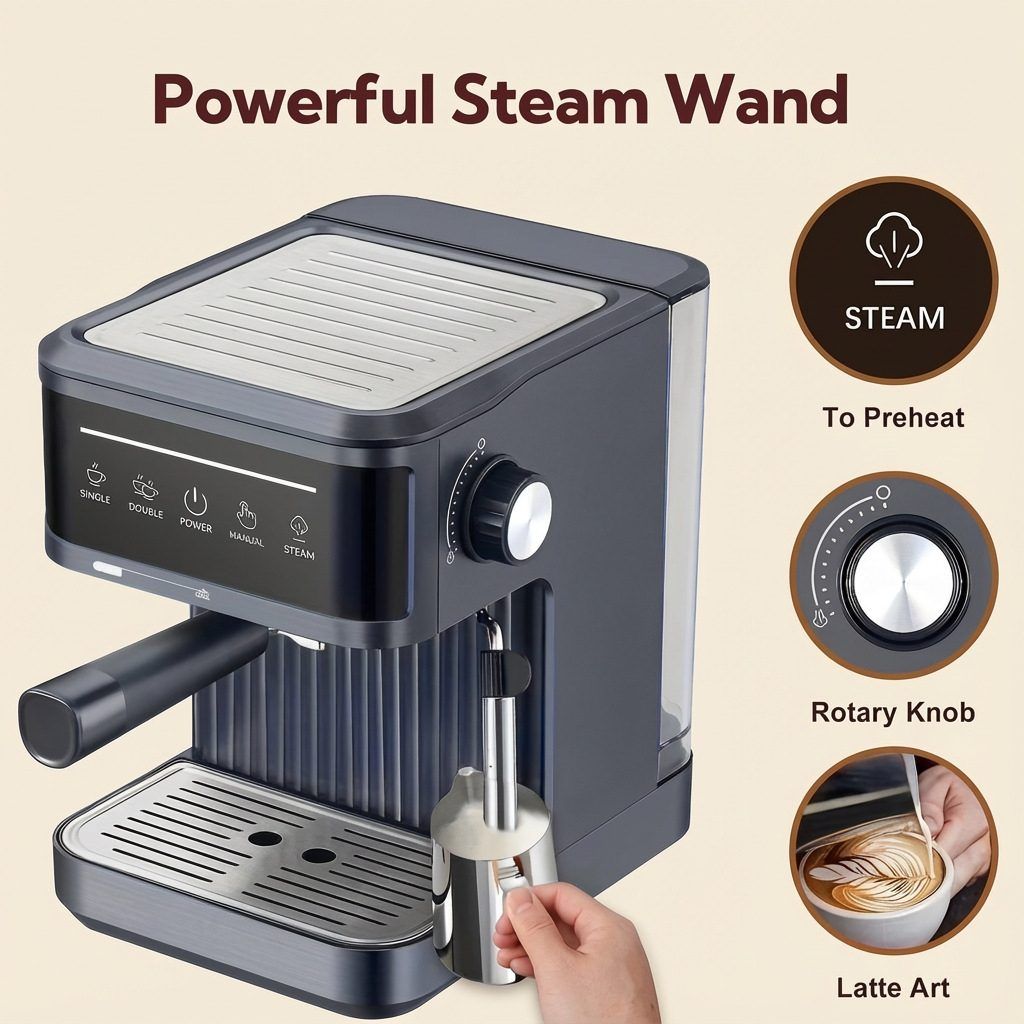 KF-J868 Semi-Automatic Espresso Coffee Maker product photo