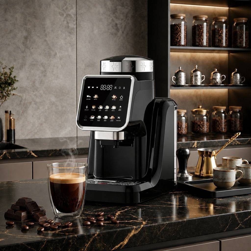 Automatic Turkish Coffee Machine — 4-Cup Touch Screen, 700 W product photo